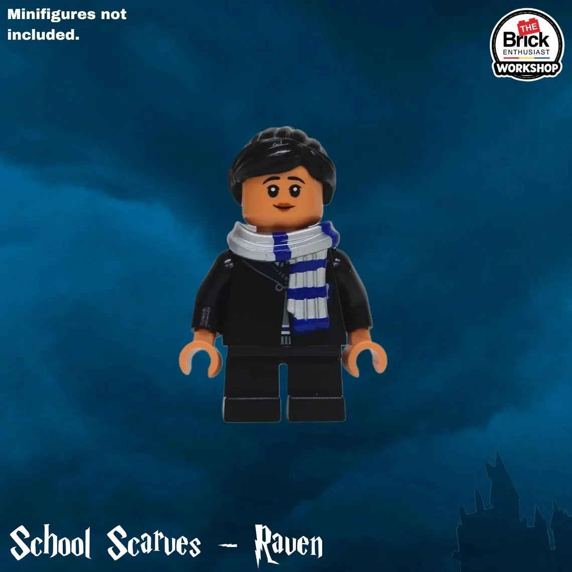 [PREORDER] Custom Hand Painted Wizarding House Scarves
