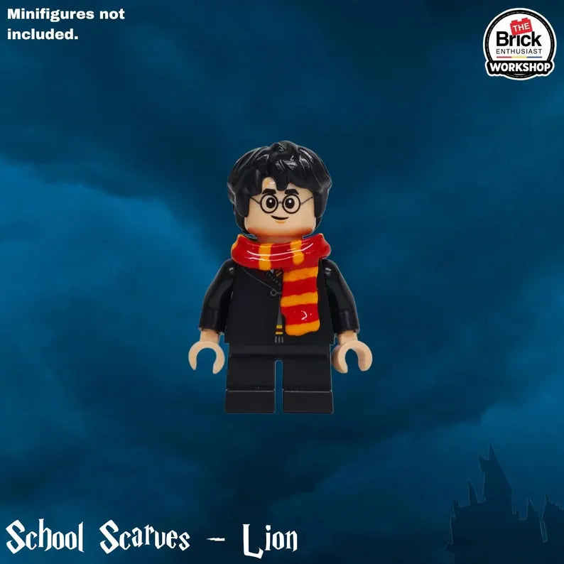 [PREORDER] Custom Hand Painted Wizarding House Scarves
